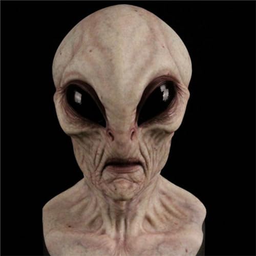 Aagomeyh AJ1KGYF5O Alien Mask Latex Full Head Realistic Masks Fancy Dress thumb #2