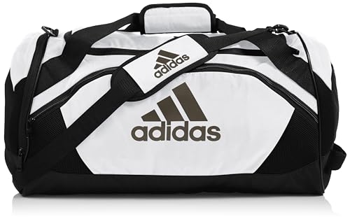 adidas Team Issue 2 Medium Duffel Bag White, One Size
