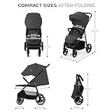 Kinderkraft Trig 3 Lightweight Stroller, Baby Pushchair, Easy Folding with One Hand, All Wheels Suspension, Ajustable Hood 5-Point Safety Harness, from Birth up to 25kg, Gray - Image 9