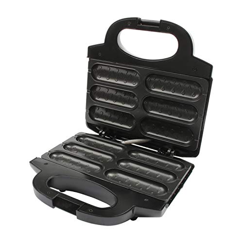 Elektrischer Hot Dog Waffeleisen Antihaftbeschichtung Knuspriger Mais Französischer Muffin Wurst Backmaschine Grill zum…