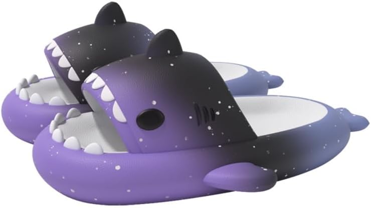 allgala シャークスライド レディース メンズ ビッグキッズ ノベルティ ソフトスリッパ オープントゥ シャークサンダル クッ