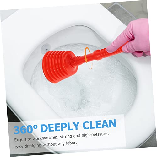 FONDOTIN 2 Pçs Êmbolo De Prático Solucionador De Entupimento Ventosa Doméstica Closestool Êmbolo Do
