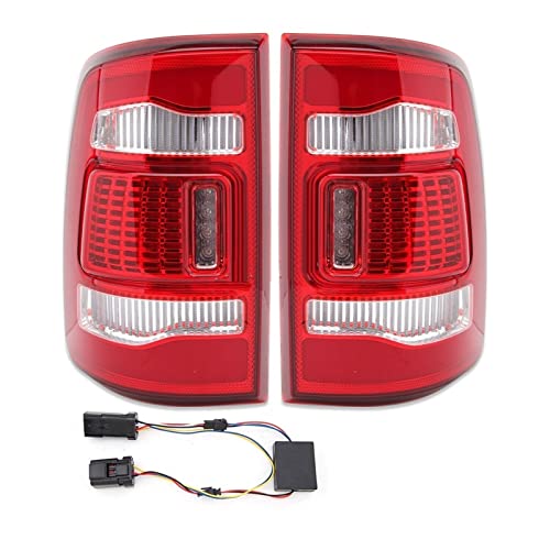 car rear tail light For Dodge For RAM 1500 2009-2018 2pcs Tail Light Rear Brake Driving For Reverse Turn For Signal Reflector Fog Lamp Car Accessories