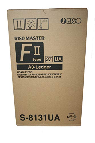 Riso S-8131 F II Type Duplicator Masters 2 Per Box Risograph S-8131UA (Not Old S-4363 Masters)