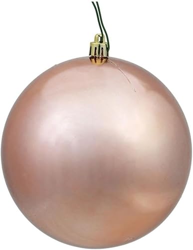 Miniatura 13 de Vickerman Esfera de adorno de Navidad de 10 pulgadas con acabado de caramelo, plástico inastillable, resistente a los rayos UV, decoración de árbol