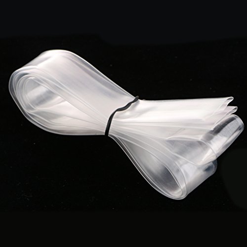 gazechimp Luva Transparente Clara 13mm X 1m Do Fio Do Cabo Do Envoltório Do Tubo Do Psiquiatra Do Ca