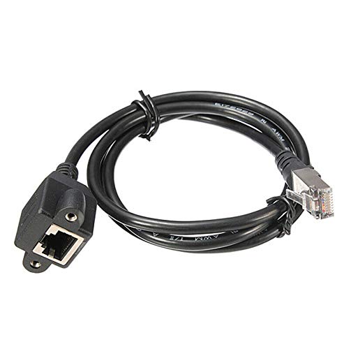3NH® 2X(1m RJ45 Male to Female Screw Panel Mount Ethernet LAN Network Extension T2F5-picture-13