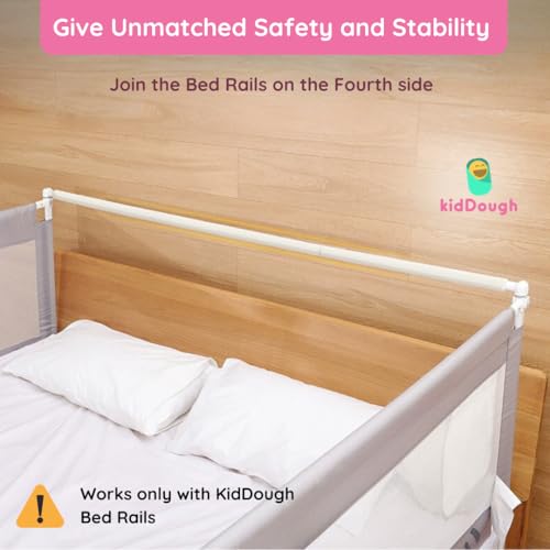 Image of KidDough Connecting Rod, 5ft | Reinforcement Crossbar for Added Safety and Stability for Bed Rail