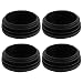 4 Pcs Plastic Blanking End Caps 2" Diameter Round Tubing Tube Insert