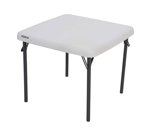 LIFETIME Table Pliante carrée pour Enfant Beige 61,5x61,5x53,5cm 80425