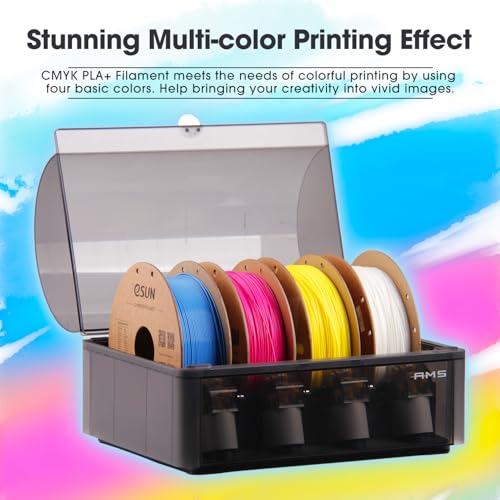 Image of eSUN CMYK PLA+ Filament 1KG*4 Bundle 1.75mm 3D Printer Filament PLA Plus