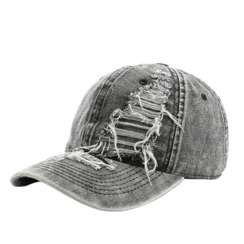 Casquette de baseball en jean homme femme chapeau papa vintage réglable style camionneur