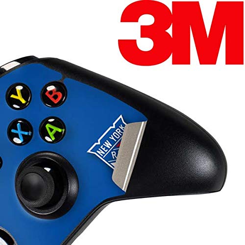 Skinit Decal Gaming Skin Compatible with Xbox One Controller - Officially Licensed NHL New York Rangers Solid Background Design