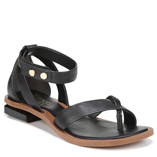 Franco Sarto Women's Parker Ankle Strap Sandal, Black Leather, 9 by Franco Sarto - Used condition - CA$46.73