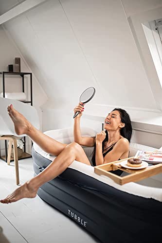 Tubble® Opblaasbare badkuip voor volwassenen, nieuwe verbeterde versie, 200/255 liter, nieuw model en veel sterkere ritssluiting - Afbeelding 6