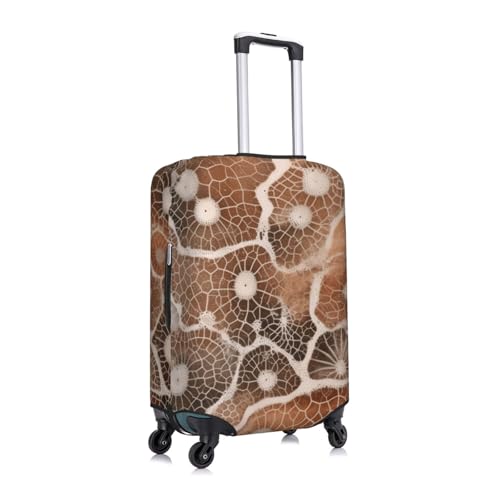 Petoskey Stone Print Luggage Suitcase Covers Elastic Washable Luggage Protector Luggage Covers For Suitcase3