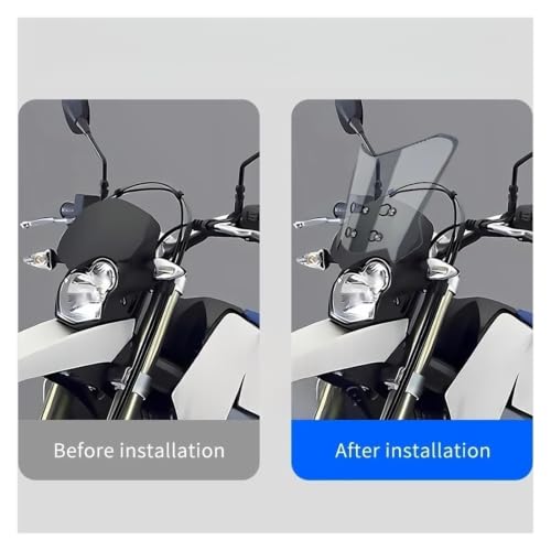 Déflecteur de vent moto G650 X Challenge pare-brise anti-turbulence