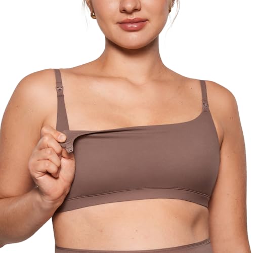 Image of INLYRIC Women's Inbarely Soft Nursing Bras Unlined Bralettes Maternity Bra for Breastfeeding Unpadded Comfy Sleep Seamless