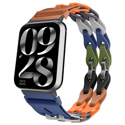 [ZoRoll] �V���R���o���h Xiaomi Redmi Watch 6 / 5 / 4 �Ή� �����x���g�_�炩���V���R���� �������҂݃f�U�C�� ���߉\�ȋ������o�b�N�� �ʋC��/�h��/�y�� �����o���h �j�����p �ւ��x���g Xiaomi Smart B