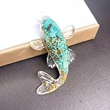 Design unique en forme de poisson : cette décoration créative en forme de poisson artificiel dispose d'un beau design de poisson koï, ajoutant une touche élégante et charmante à n'importe quel bureau, voiture ou décoration d'intérieur. Parfait pour ceux qui apprécient les décorations uniques et artistiques.