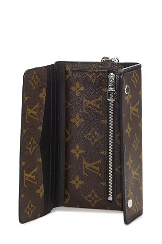 Pre-Loved Brown Macassar Portefuille Long Wallet, Brown4