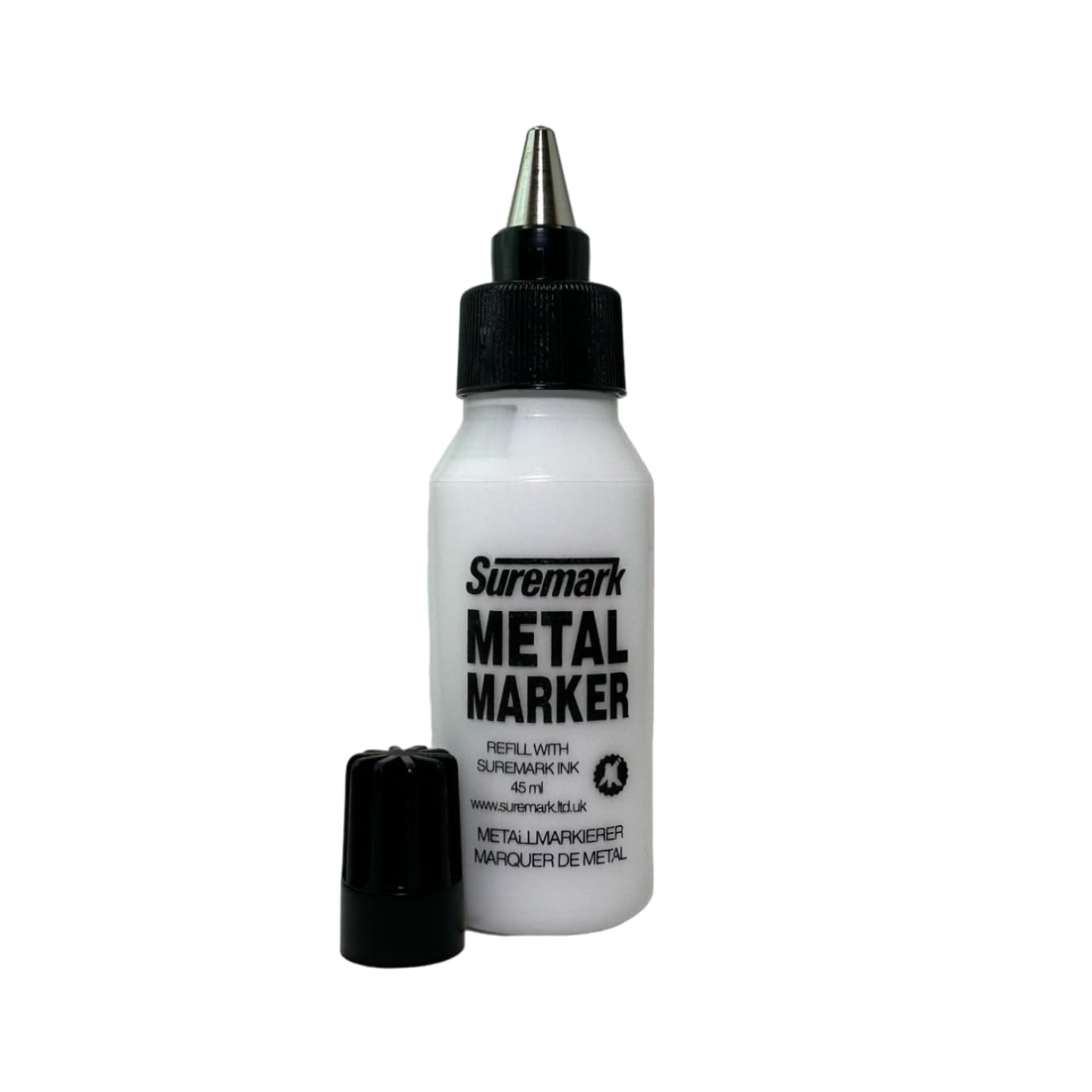 SureMark Metal Marker | White | Single | Ballpoint Paint Marker