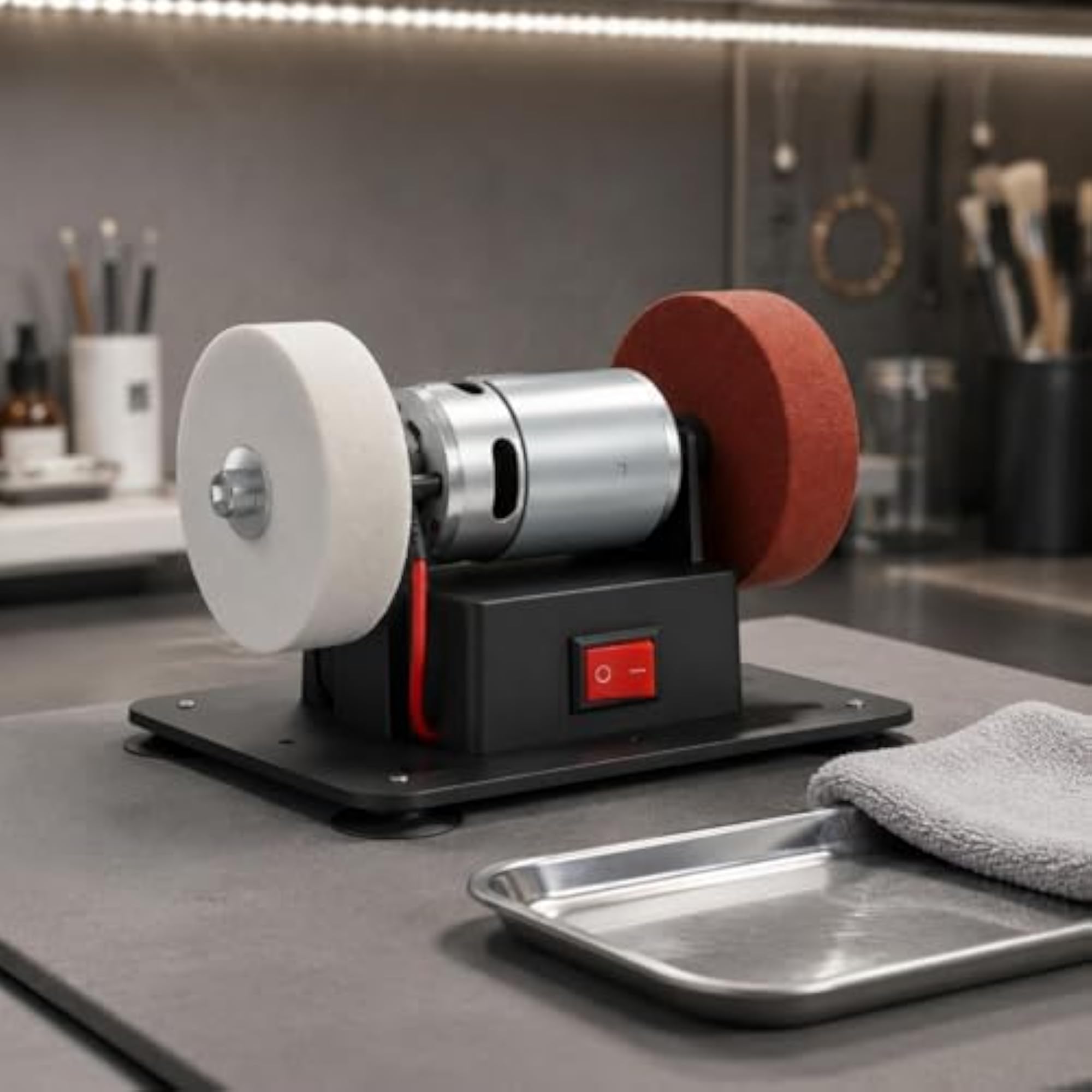 BNF Variable Speed Dual Wheel Bench Grinder