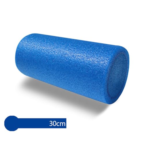 Rodillo de Espuma Sólida para Yoga y Masaje FUOYLOO, Balancín de Ejercicio de 30 x 15 cm, Azul, para Entrenamiento de Pilates y Relajación Muscular miniatura 2
