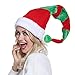 ADJOY Funny Christmas Party Elf Hat Candy Holiday Themed Hats - Novelty Long Striped Santa Hat for Teenagers Adults Kids – Christmas Party Favors Photo Props
