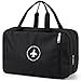FYY Trousse de Toilette pour Homme Femme, imperméable, Grande capacité, Trousse de Toilette avec Compartiments humides et secs pour Le Sport, Le Yoga, la Natation, Le Camping, Noir