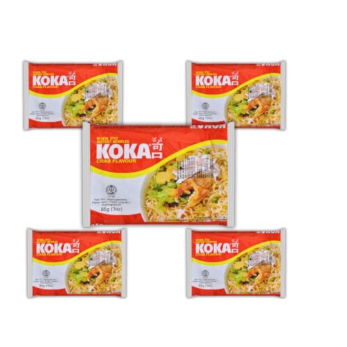 Image of KOKA Oriental Instant Noodles Crab flavour (Pack of 5) inch(HALAL Certified) inch