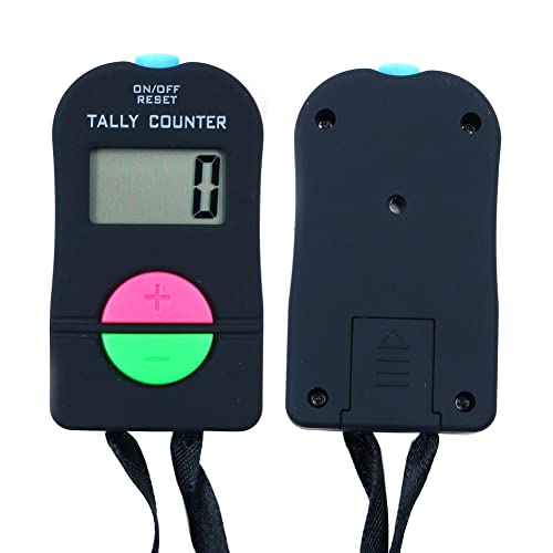 DollaTek Digital Hand Counter Electronic Adding Subtract Manual Clicker Digital Small Sports Counter