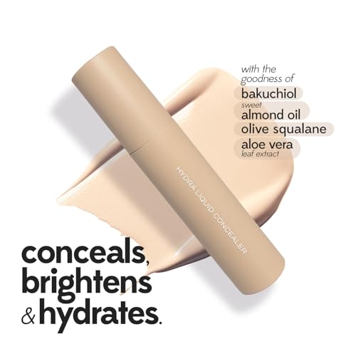 Image of RUBY'S ORGANICS Liquid-Cream Concealer For Under-Eye Dark Circles & Pigmentation, Full Coverage, Cream With Bakuchiol, Easily Blendable, Highly Pigmented, Natural, All Indian Skin Types - HC2, 6.5Ml