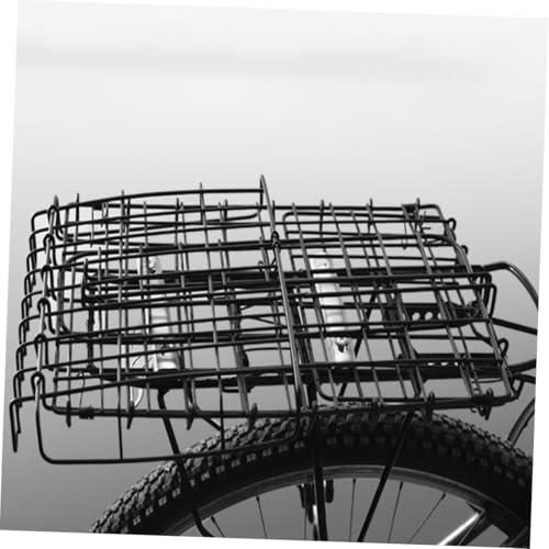 HOMOBABE 折りたたみ可能な頑丈リアバスケット 自転車収納バスケット 大容量ペット 買い物用 しっかり固定 安定性 学生 通勤に