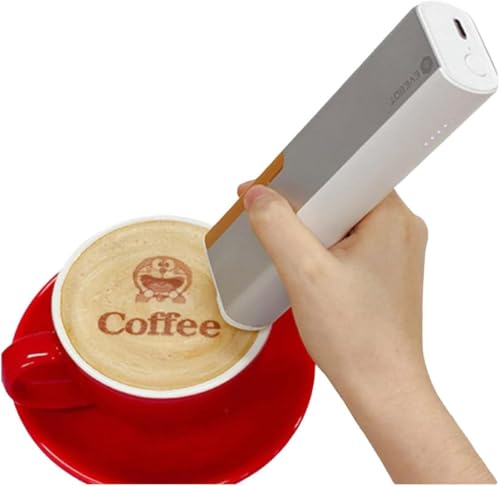 Imprimante alimentaire portable et stylo de personnalisation de mousse de café bluetooth