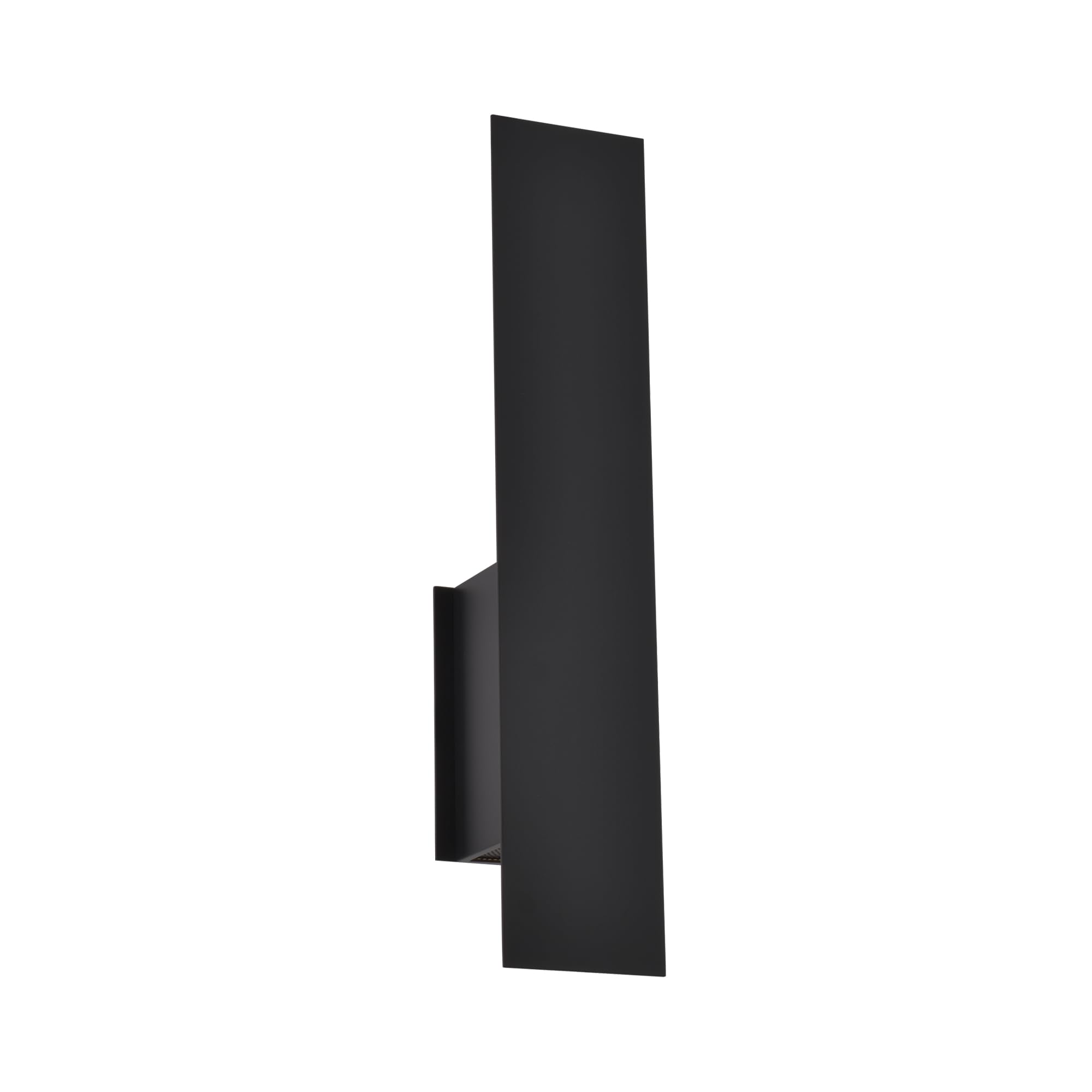Photo 1 of Ntsunxeko Black Reflex Modern Wall Sconce Indoor, Minimalist Up and Down Wall Light, Wall lamp for Entryway Hallway Bedroom Living Room Corridor Mirror Stairs, 2x7W Max GU10 Base, Matte Black