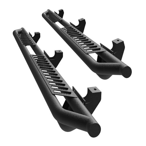 TIEZFUL Running Boards Compatible with Jeep Wrangler JL and Unlimited 4 Door 2018-2025, Non-Slip Design Heavy Duty Tube Black Powder Coating Side Steps Rock Sliders Step Bars