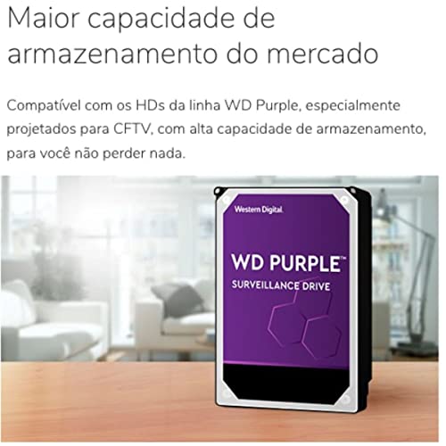 DVR gravador 08 canais AHD,HDTVI,HDCVI,analógica + 2 canais IP 5 em 1 Full HD intelbras MHDX 1208 10