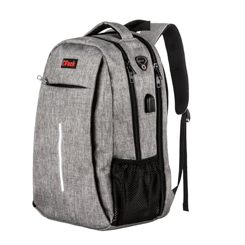 Five Star Travel Laptop Backpack, Anti Theft Laptop Bag with USB Charging Cable & Headphone Interface, Business Backpack for Men Women,College Computer Bag