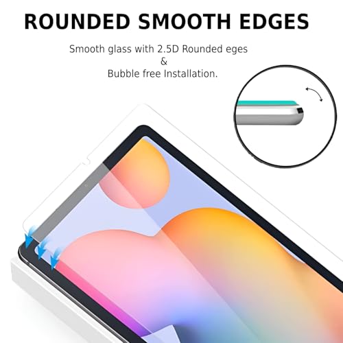 Image of Tempered Glass for Samsung Galaxy Tab S6 Lite 10.4 inch Screen Protector Guard [Anti-Scratch] & [Smudge Proof] [S Pen Compatible]