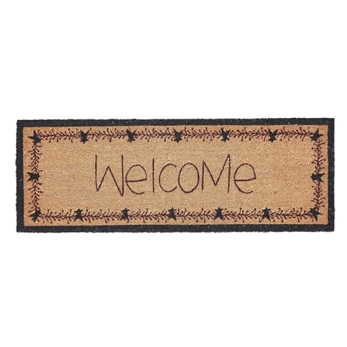 VHC Brands Coir Welcome Door Mat, Entry Rug, with...