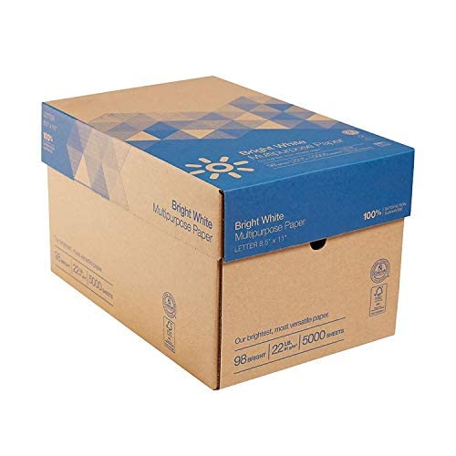Myofficeinnovations 649243 8.5X11 Multipurpose Paper 22 Lb 98-Bright 500/Rm 10 Rm/Ct