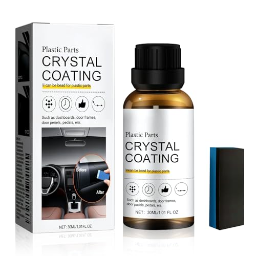 Car Interior Cleaner 2026 New Car Plastic Restorer Crystal Coating Plastic Restoration Long Duration Plastic Parts Refurbish Agent (1pcs)