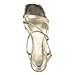 Calvin Klein Women's Ishaya Heeled Sandal, Gold 710, 9.5