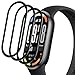 Joeyu (3 Stück) Panzer Schutz Glas für Xiaomi Smart Band 10，folie，9H Härte, Anti-Schock, Blasenfrei, Kratzfest, handy folie