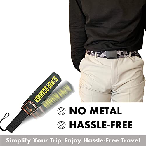 Elastic Stretch Belt, Adjustable Durable No Metal Tactical Hiking Belt with Plastic Buckle4