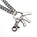Wallet Chain For Men Biker Hip Hop Punk Skull Gun Bullets Strong Key Jeans Pant Chain Heavy Waist Chain(Bullet)