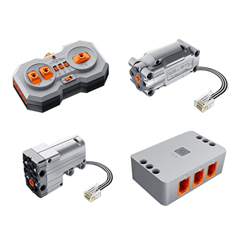 Loadr Technik Power Funktions Set, 4 Stücke Hochleistungsversions Power Motoren Set, Upgrade Motor Power Kit Kompatibel…
