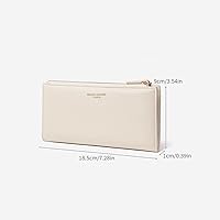 David Jones - Dames Kleine Portemonnee - Kaarthouder PU-synthetisch Leer - Klassiek Portefeuille Wallet Creditcardhouder Bankbiljetten Munten Purse - Compact Moderne Chique Elegante - Zwart
