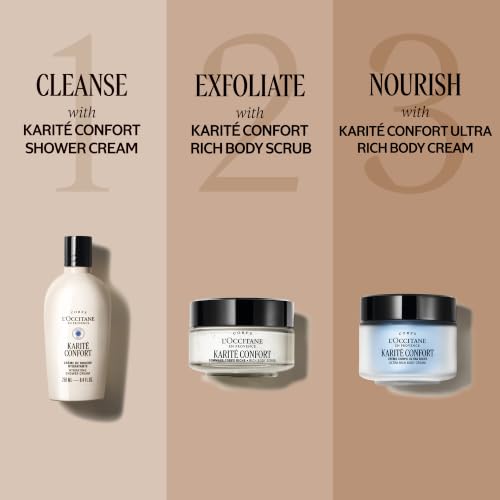 Image of L'Occitane Ultra Rich Body Cream Refill : Reduce Waste | Moisturize | Nourish | With Organic Shea Butter | Sensitive-Skin | Vegan | Jasmine Scent